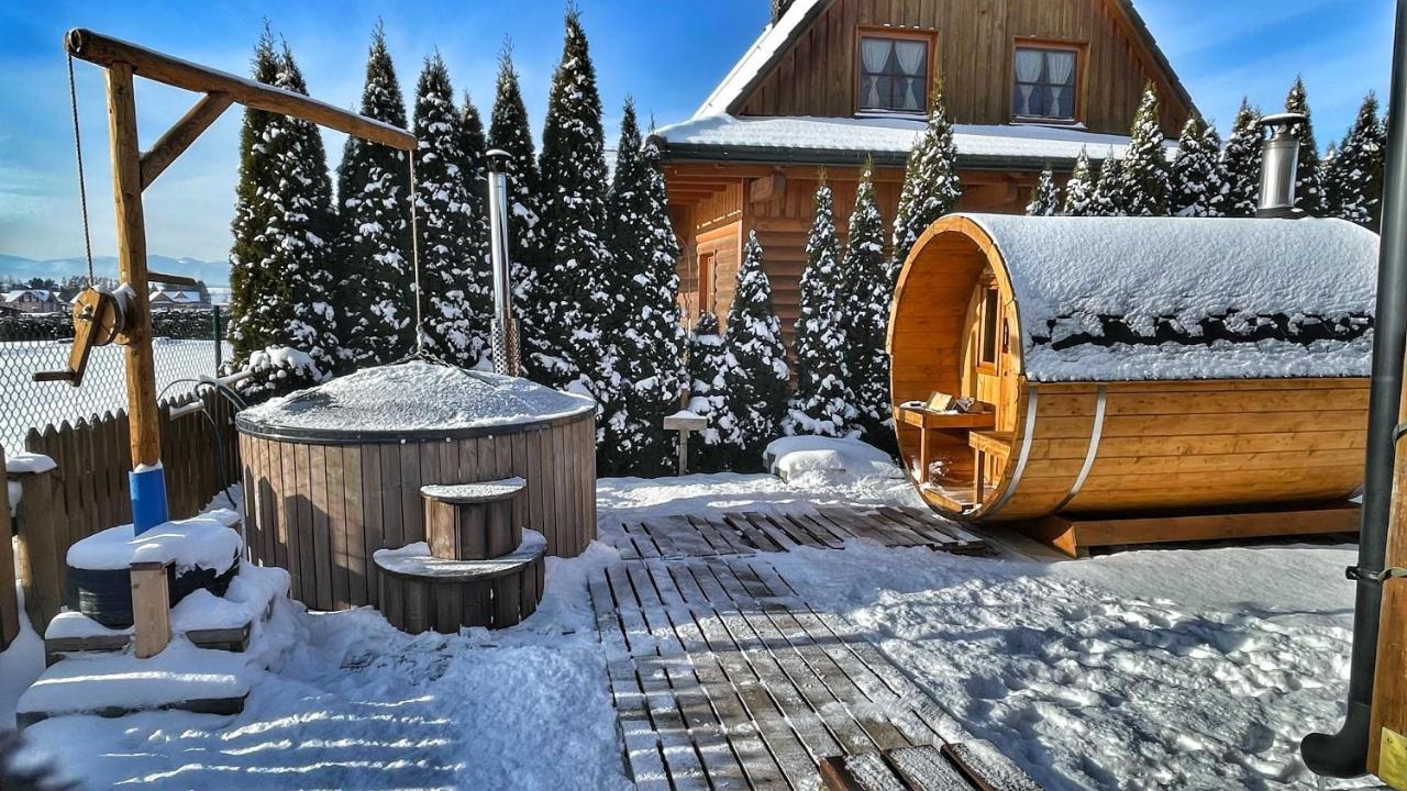 Drevenička Anička - Liptovská Mara Liptovský Trnovec Exterior foto