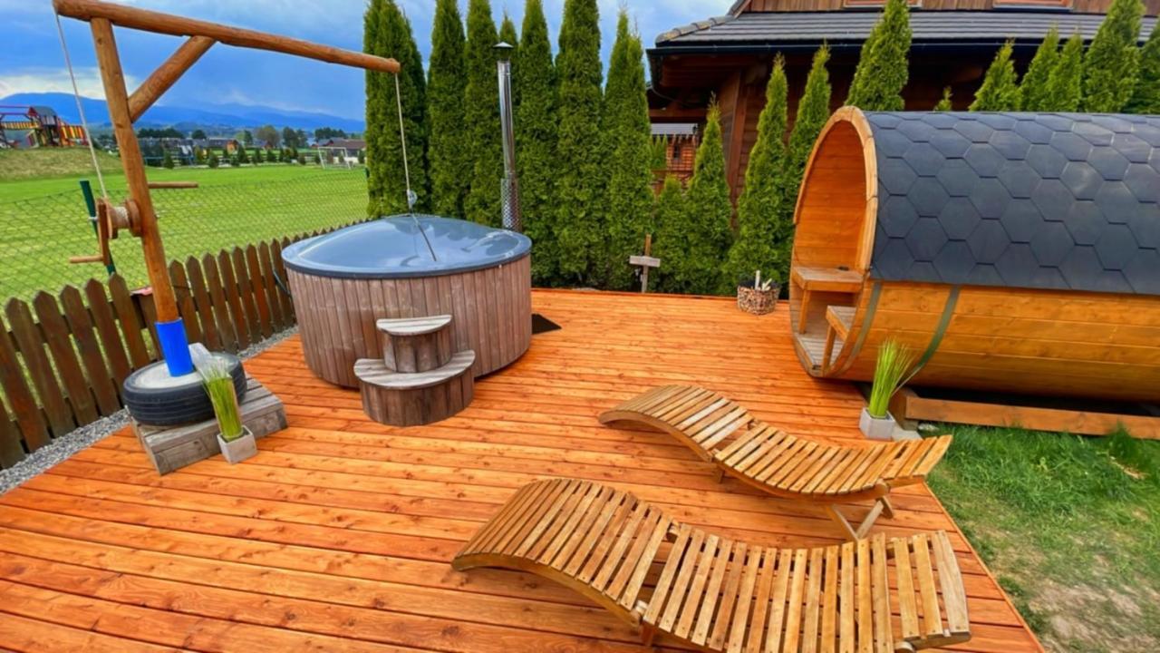 Drevenička Anička - Liptovská Mara Liptovský Trnovec Exterior foto