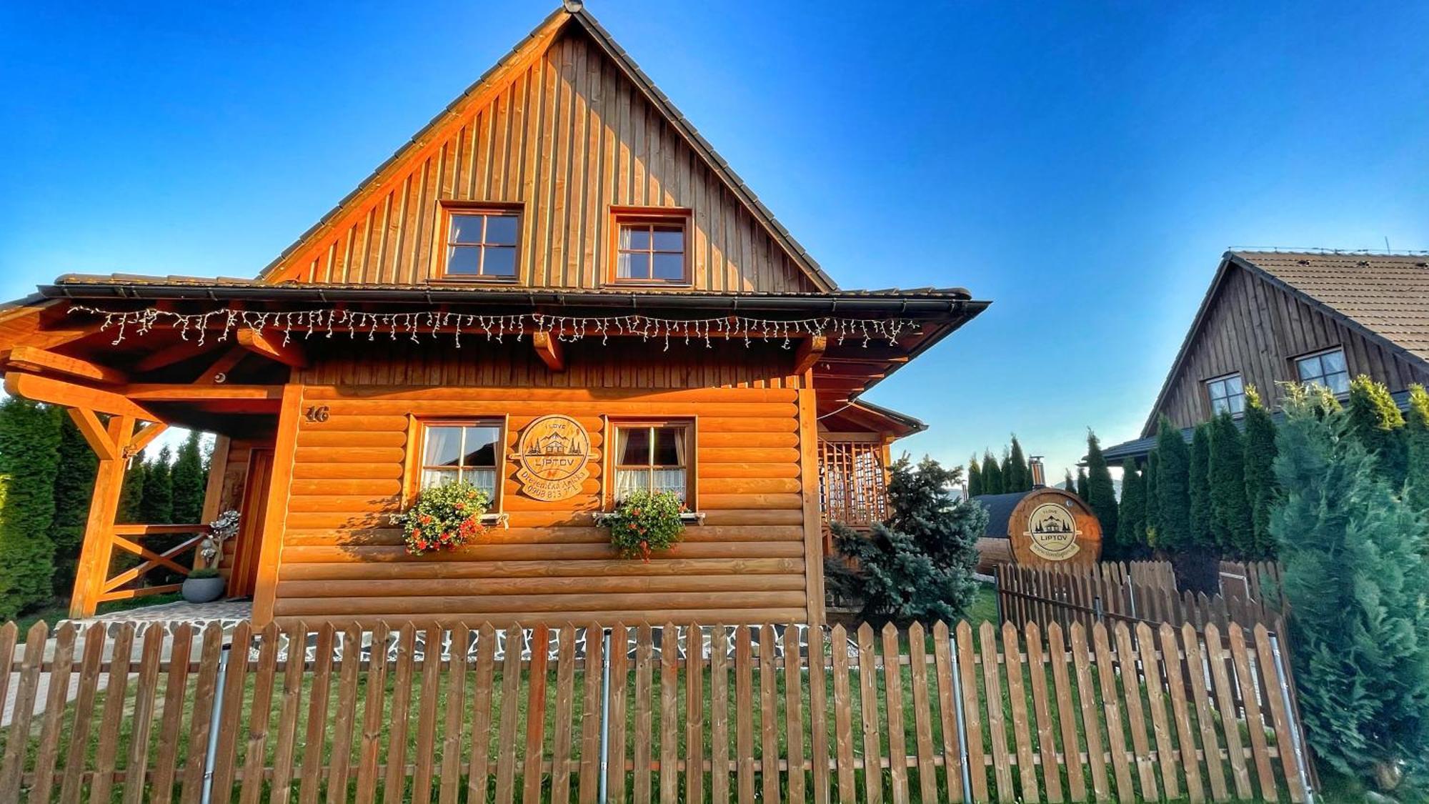 Drevenička Anička - Liptovská Mara Liptovský Trnovec Exterior foto