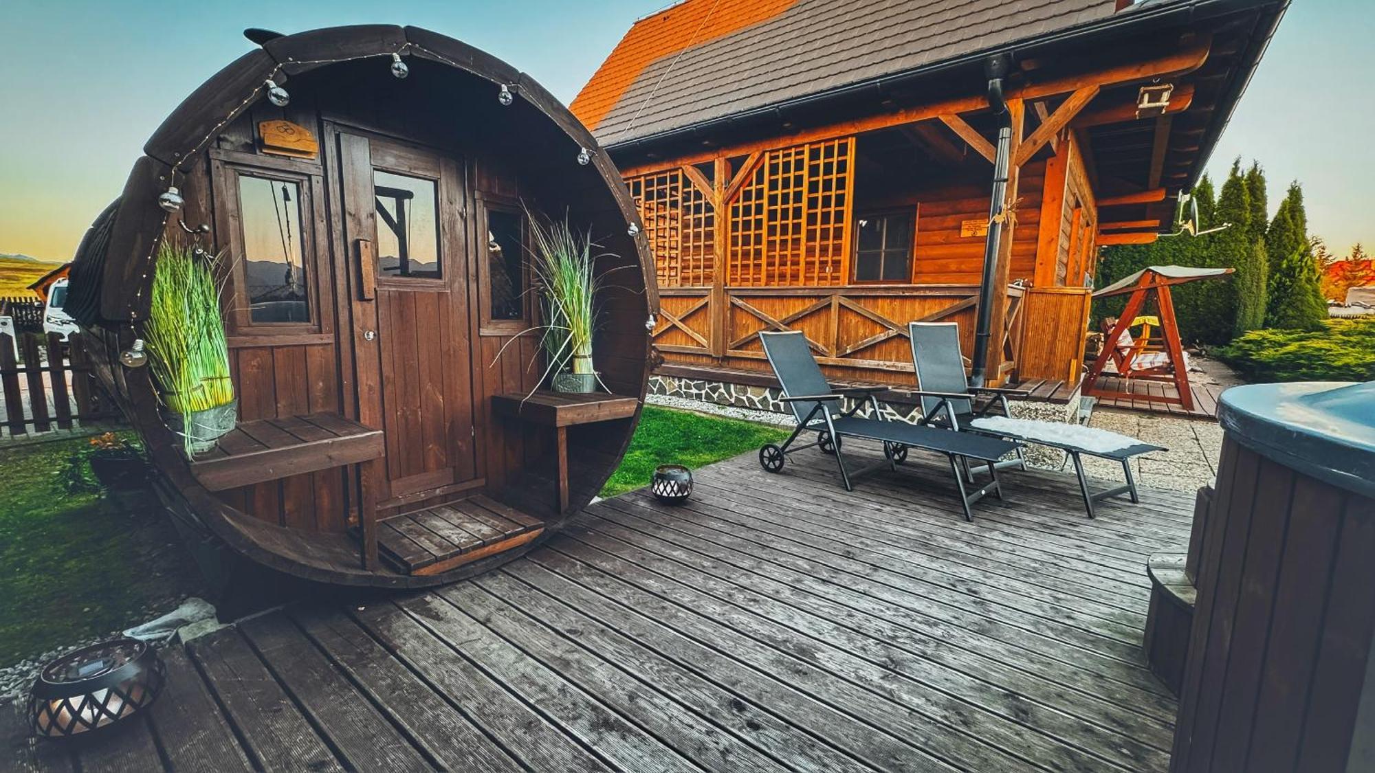 Drevenička Anička - Liptovská Mara Liptovský Trnovec Exterior foto
